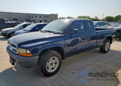 2004 Dodge Dakota Sxt from USA, damaged, VIN 1D7GL12K44S639220